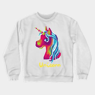 Unicorn Popart Crewneck Sweatshirt